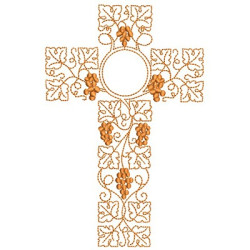 Embroidery Design Decorated Cross 143
