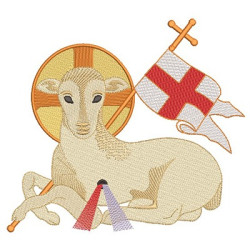 Embroidery Design Lamb 26 Cm