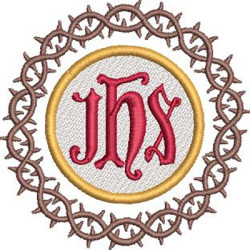 Embroidery Design Crown Of Thorns Jesus To Save