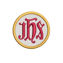 Embroidery Design Medal Jesus Savior Of Men