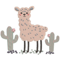 Embroidery Design Llama 3