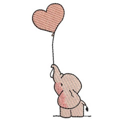 Embroidery Design Baby Elephant 3
