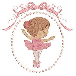 CUTE BALLERINA IN FRAME 10