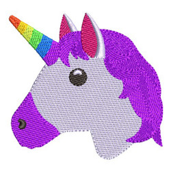 Embroidery Design Unicorn Head