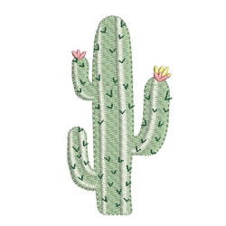Matriz De Bordado Cactus 15