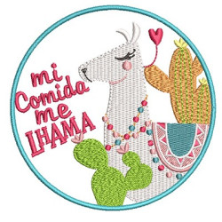 Embroidery Design My Food Calls Me  Esp