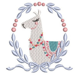 Embroidery Design Frame Alpaca 3