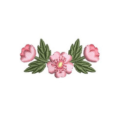 Embroidery Design Little Flowers Arrangement 2