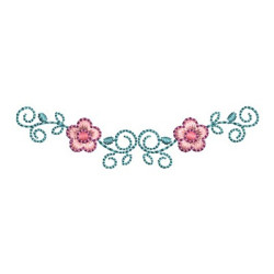 Embroidery Design Little Flowers Arrangement 5