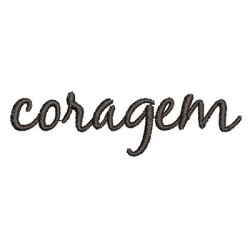 Matriz De Bordado Coragem