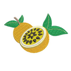 Embroidery Design Passion Fruit