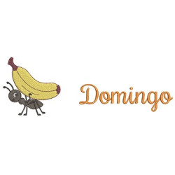 Diseño Para Bordado Hormiga Cargadora Domingo