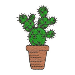Matriz De Bordado Cactus 11