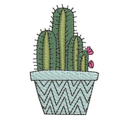 Matriz De Bordado Cactus 12