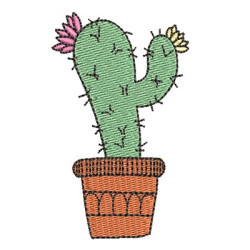 Matriz De Bordado Cactus 14