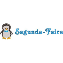 Matriz De Bordado Pinguim Segundafeira