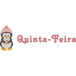 Matriz De Bordado Pinguim Quintafeira 2