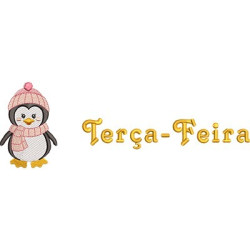 Matriz De Bordado Pinguim Terçafeira 2