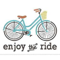 Embroidery Design Enjoy The Ride