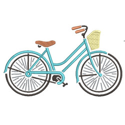 Embroidery Design Bike 4