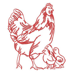 REDWORK CHICKEN 3