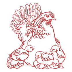 REDWORK CHICKEN 4