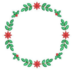 Embroidery Design Big Christmas Frame