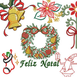 Matriz De Bordado Pacote Natal 1