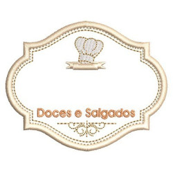 Matriz De Bordado Moldura Para Personalizar Doces E Salgados