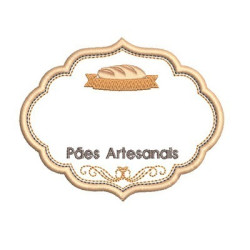 Matriz De Bordado Moldura Para Personalizar Pães Artesanais 2