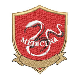 Embroidery Design Medical Shield 10
