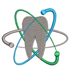 Matriz De Bordado Dente átomo