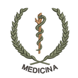 Embroidery Design Medical Shield 11