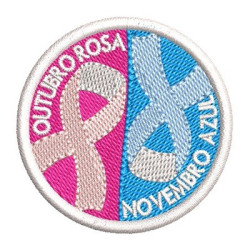 Matriz De Bordado Outubro Rosa Novembro Azul 2