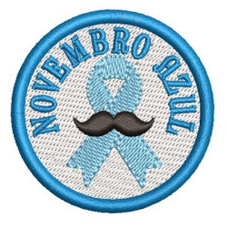 Embroidery Design November Blue 1 Pt