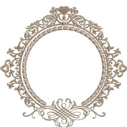 Diseño Para Bordado Gran Marco Provenzal 2