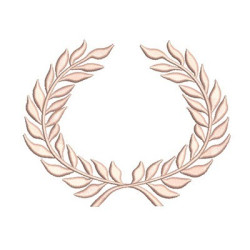 Diseño Para Bordado Marco De Acacias 12 Cm