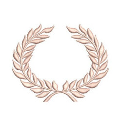 Diseño Para Bordado Marco De Acacias 9 Cm