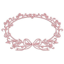 Diseño Para Bordado Marco Con Las Flores Provenzal