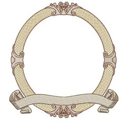 MEDAL FRAME WITH FLAME