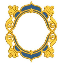 Embroidery Design Frame Boroque 5