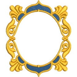 Embroidery Design Frame Boroque 14