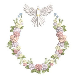 Embroidery Design Embroideryrosary Frame With Holy Spirit 9