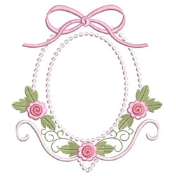 FLORAL FRAME WITH TIE 13