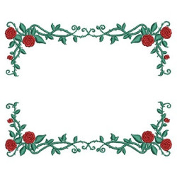 FRAME BRANCH WITH ROSES 4