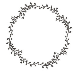 Diseño Para Bordado Marco Simple 9