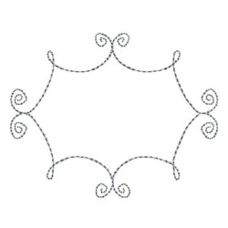 Embroidery Design Simple Frame 12
