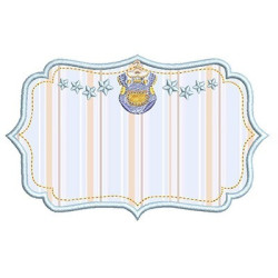 Embroidery Design Applied Boy Frame 2