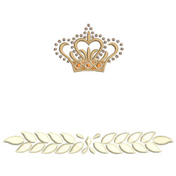 Embroidery Design Blondes With Crown