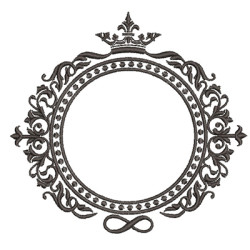 Diseño Para Bordado Marco Provenzal Infinito 10